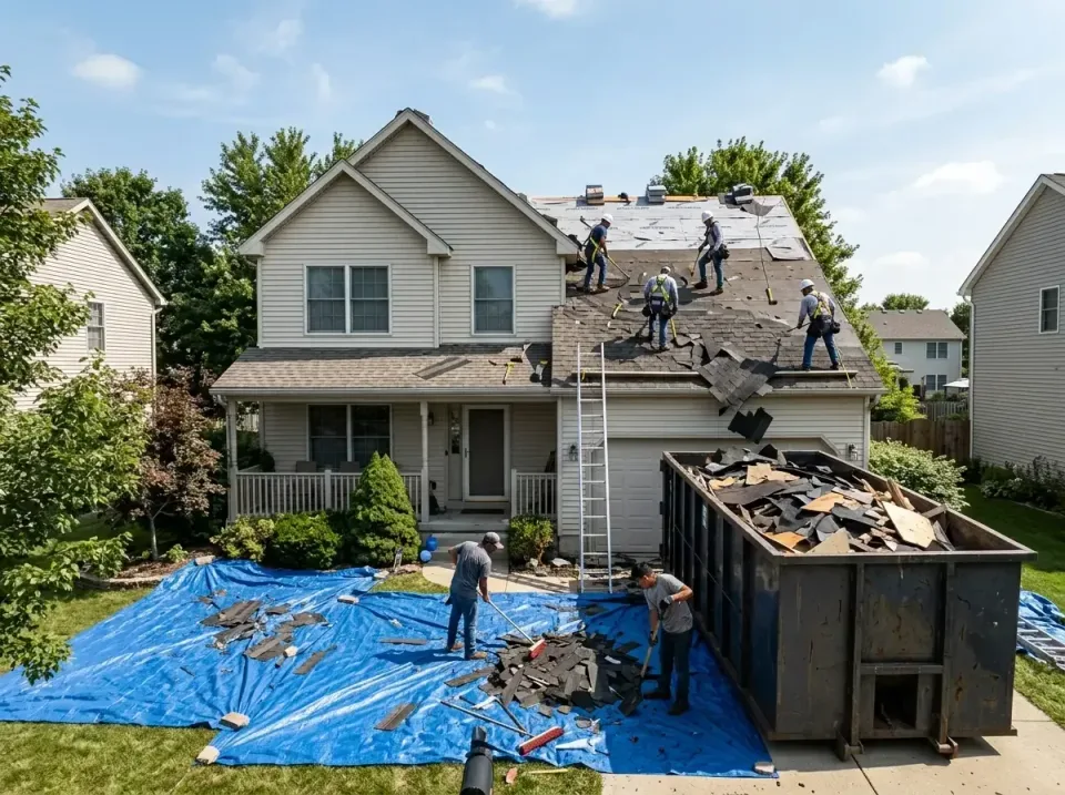 roof-replacement-debris-remova-004 — frequently asked questions, Cheapest Dumpster Rentals in White Hall, AR
